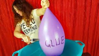 Making Slime With Giant Balloons - Only Popping Compilation