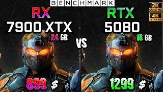 RX 7900 XTX vs RTX 5080 16GB / Test / 1440p - 2160p 4K / in 8 Games