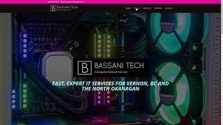 Introducing Vernon's Bassani Tech Computer Sales & Service Brand New Website