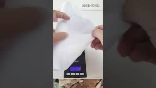 Weigh anything: How much does one piece of A4 paper weigh? part 5
