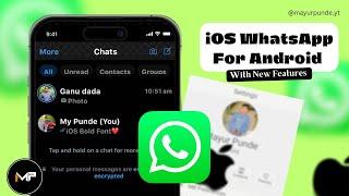 Install iOS Whatsapp On Android |MB Whatsapp Download