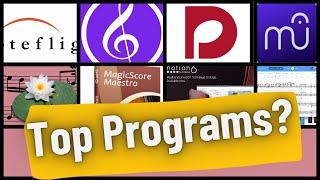 The TOP 8 PROGRAMS for music notation in 2025!!!