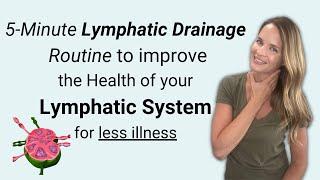 5 Minute Lymphatic Drainage Routine for your Immune System Health