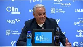 Rueda de prensa Málaga CF vs R. Racing Club