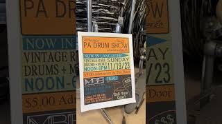 Drummers.The 26th Annual Pennsylvania Drum Show is moving to Lancaster! Info @ DrumsEtc.com