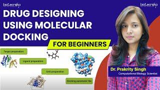 Drug Designing Using Molecular Docking - For Beginners #bioinformatics #moleculardocking