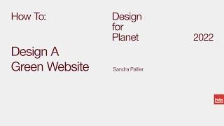 How to design a green website