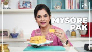 Mysore Pak I Ghee Mysore Pak Recipe I 1 कप बेसन से 1 किलो जालीदार मैसूर पाक I Pankaj Bhadouria