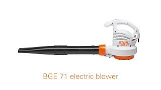 STIHL BGE 71 Electric Leaf Blower Features & Benefits | STIHL GB