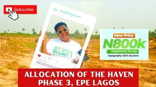 Plots Allocation at Epe Lagos.