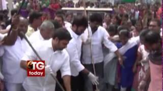 Hero Nara Rohit Participates In swachh bharat Program