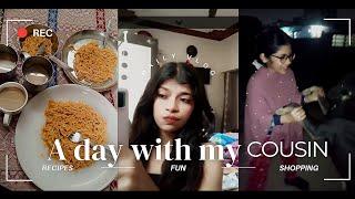 A DAY WITH MY COUSIN ️ •| AJJ BOHOT MAZA AYA  @gunshii7377 #dailyvlog #vlogs