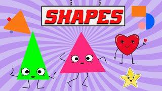 Shapes Learning For Kindergarten | Shapes Name | Kindergarten Learning Videos | Kids Edubox