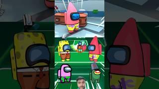 Among Us SpongeBob SquarePants 🩷 Coffin Dance 🪩 Tiles Hop #coffindance #tilehop