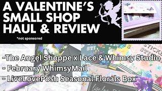 Valentine's Haul & Review: Lace & Whimsy Studio x Angel Shoppe Collab + LLP Seasonal Florals