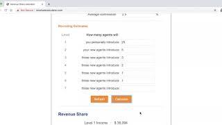 eXp Revenue Share Calculator by Katie Christiansen