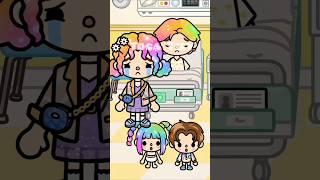 Dad switched me at birth(part 2) #tocaboca #tocalifeworld #shorts #fyp