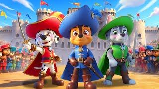 Paw Patrol In The World Of The Three Musketeers!! What Happened?! | Ultimate Rescue | Rainbow 3