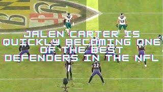 Jalen Carter is quickly becoming one If the best defensive players in the NFL