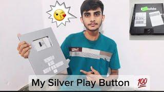 My Silver Play button  || Thank You guys