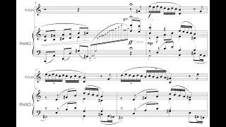 George N. Gianopoulos - City Vignettes for Violin and Piano, Op. 29d (2016) [Score-Video]