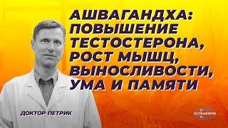 Ашвагандха: повышение тестостерона, рост мышц, выносливости, ума и памяти.