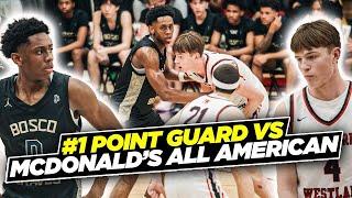 #1 Ranked PG Brandon McCoy Jr. vs McDonald's All American State Playoff Battle!