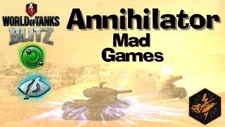WOT Blitz Annihilator Mad Games // 3 Shots From Behind