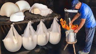 Artisan Cheese Making on Remote Sheep Farm! Hardworking Rural Family