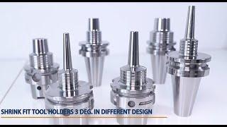 Bright-Tools  Shrink Fit Collet Tool Holder for Cnc Machine Center Shrink fit chuck Tool Holder