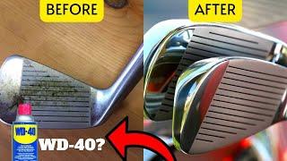 You've Been Doing It Wrong ... HOW TO CLEAN YOUR GOLF CLUBS (the right way)