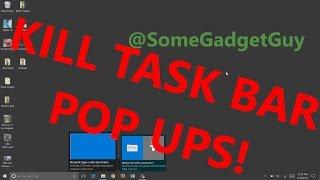 Window 10 tips: Disable those annoying Edge browser taskbar pop-up ads