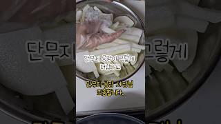 단무지 이제 사먹지 마세요~ 초간단 단무지 만들기