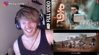 Full Video: Thee Thalapathy | Thalapathy Vijay | Varisu (REACTION By Foreigner) | Thaman S