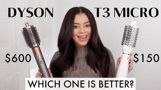 NEW Dyson AirWrap Large Round Brush VS NEW T3 Micro Airebrush!