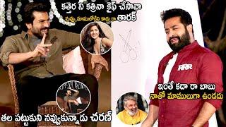 Ram Charan Can't Stop His Laughing Over Jr Ntr Drawing | Rajamouli | Telugu Cinema Brother