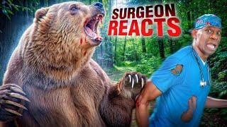 This Is Why We Don't Fu*k With Bears | Surgeon Explains Apex Predator Attacks