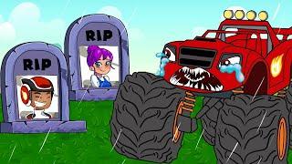 Oh No! McQueen Eater So sorry, Don’t Leave Me  | Blaze and the Monster Machines Animation