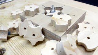 Make Star Knobs With The Knob Jig  DIY WoodWorking For Aug16