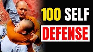 100 Shaolin Kung Fu Self Defense Techniques| How To Protect Yourself?!