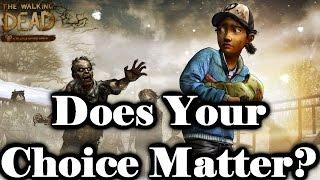 Does Your Choice Matter?! Walking Dead The New Frontier!