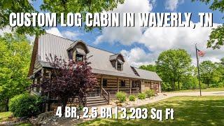 Custom Log Cabin for Sale in Waverly, Tennessee