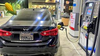 NIGHT DRIVE IN MY TUNED E85 INFINITI Q50