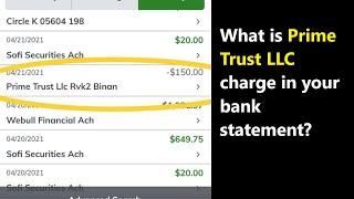 Do you see Prime Trust LLC charge in your bank statement? Is it Binance US or your were scammed?