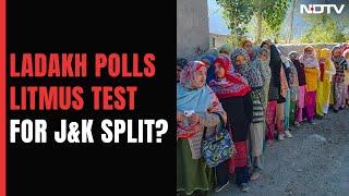 Ladakh Key Polls Litmus Test For J&K Split, Union Territory Status?