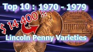 Top 10 1970's Lincoln Penny Varieties Worth Money