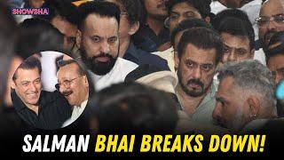 Salman Khan Fights Back Tears As He Leaves Dear Friend Baba Siddique's Home After Bidding Farewell