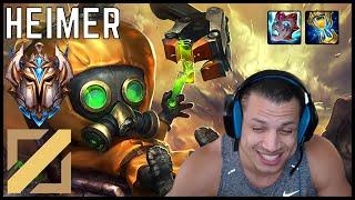  Tyler1 THANKS FOR THE LP | Heimerdinger Mid Gameplay | Mid Challenge | Season 11 ᴴᴰ