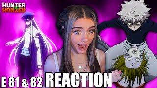 KITE AND KILLUA ARE SICK!| Hunter x Hunter Ep 81 & 82 Reaction