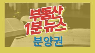 부일뉴- 분양권의 시대가 다시 돌아 온다